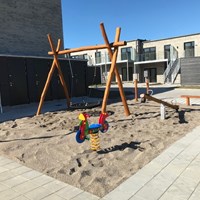 Ny lille legeplads i Aalborg
